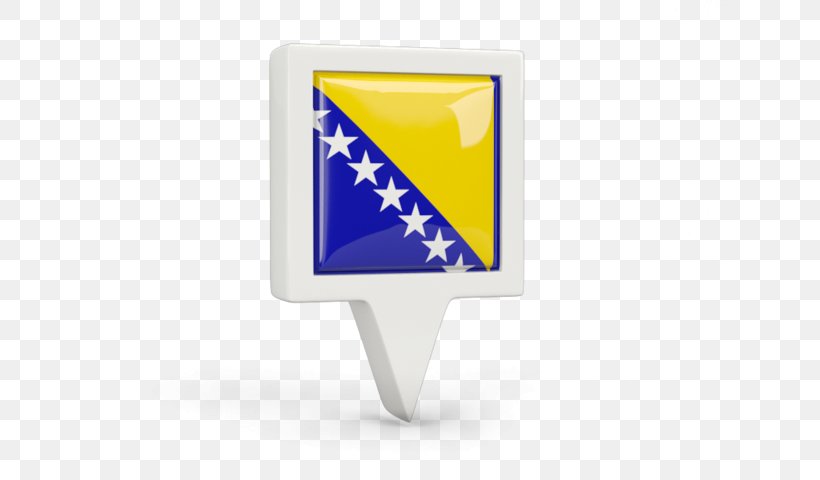 Flag Of Bosnia And Herzegovina Yellow Rectangle, PNG, 640x480px, Bosnia And Herzegovina, Cobalt Blue, Electric Blue, Flag, Flag Of Bosnia And Herzegovina Download Free