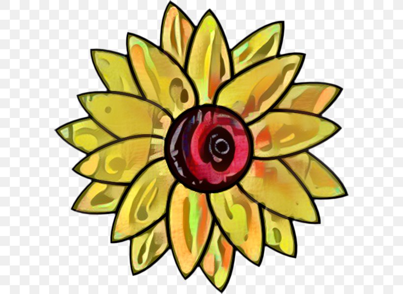 Clip Art Floral Design Borders And Frames Sunflower, PNG, 599x598px, Floral Design, Borders And Frames, Cartoon, Common Sunflower, Cut Flowers Download Free