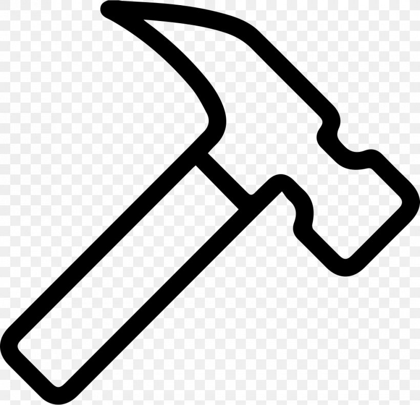 Hammer, PNG, 980x944px, Hammer, Area, Black And White, Claw Hammer, Sports Equipment Download Free