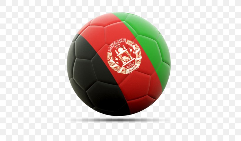 Flag Of Afghanistan Afghanistan National Football Team, PNG, 640x480px, Afghanistan, Afghanistan National Football Team, Ball, Flag, Flag Of Afghanistan Download Free