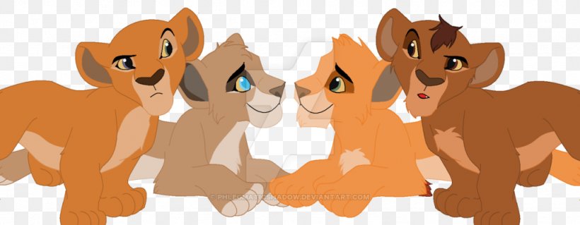 Lion Cat Simba Nala Kiara, PNG, 1024x399px, Lion, Art, Big Cats, Carnivoran, Cartoon Download Free