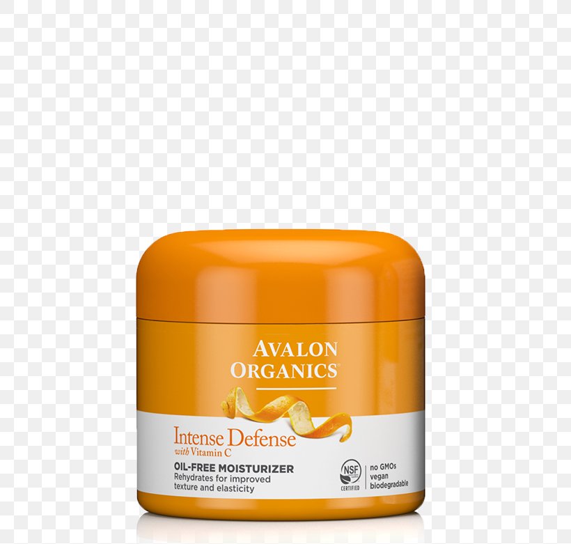 Lotion Avalon Organics Intense Defense Vitamin C Renewal Cream Moisturizer Anti-aging Cream, PNG, 580x781px, Lotion, Antiaging Cream, Cream, Facial, Moisturizer Download Free