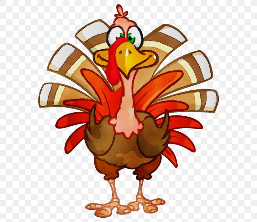 Thanksgiving, PNG, 600x710px, Watercolor, Beak, Birds, Cartoon, Landfowl Download Free