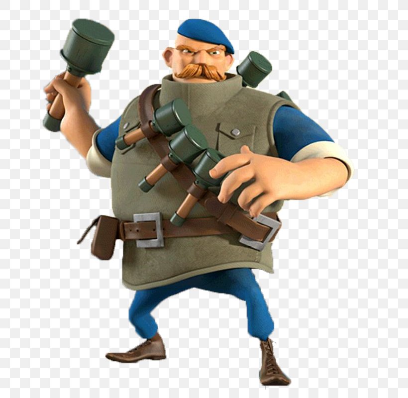 Boom Beach Grenadier Clash Of Clans Troop Game, PNG, 800x800px, Boom Beach, Action Figure, Clash Of Clans, Figurine, Game Download Free