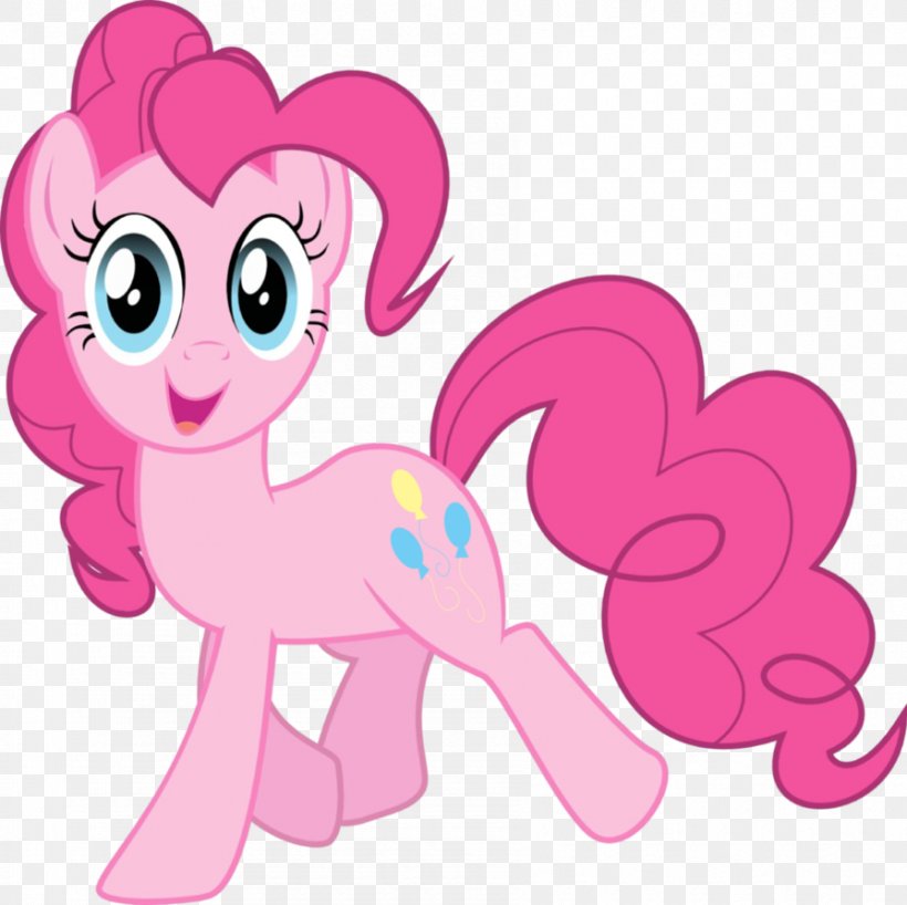 Pony Pinkie Pie Vector Graphics Image DeviantArt, PNG, 895x893px, Watercolor, Cartoon, Flower, Frame, Heart Download Free