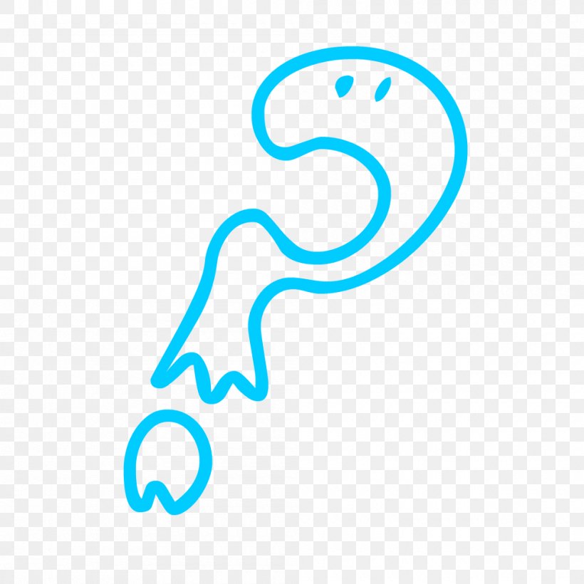 Question Mark Cute., PNG, 1000x1000px, Animal, Aqua, Area, Azure, Blue Download Free