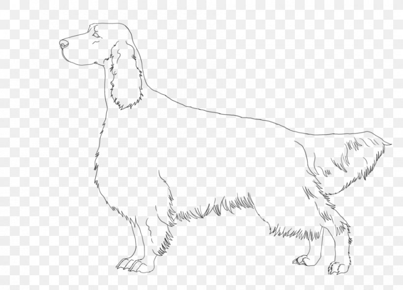 Dog Breed Retriever Sporting Group Spaniel Companion Dog, PNG, 900x648px, Dog Breed, Animal Figure, Artwork, Black And White, Breed Download Free