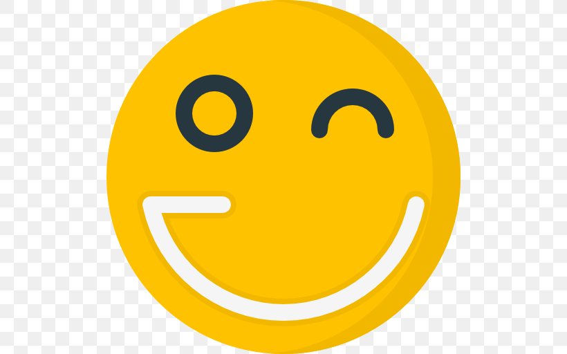 Smiley Wink, PNG, 512x512px, Smiley, Animation, Emoticon, Happiness, Royaltyfree Download Free