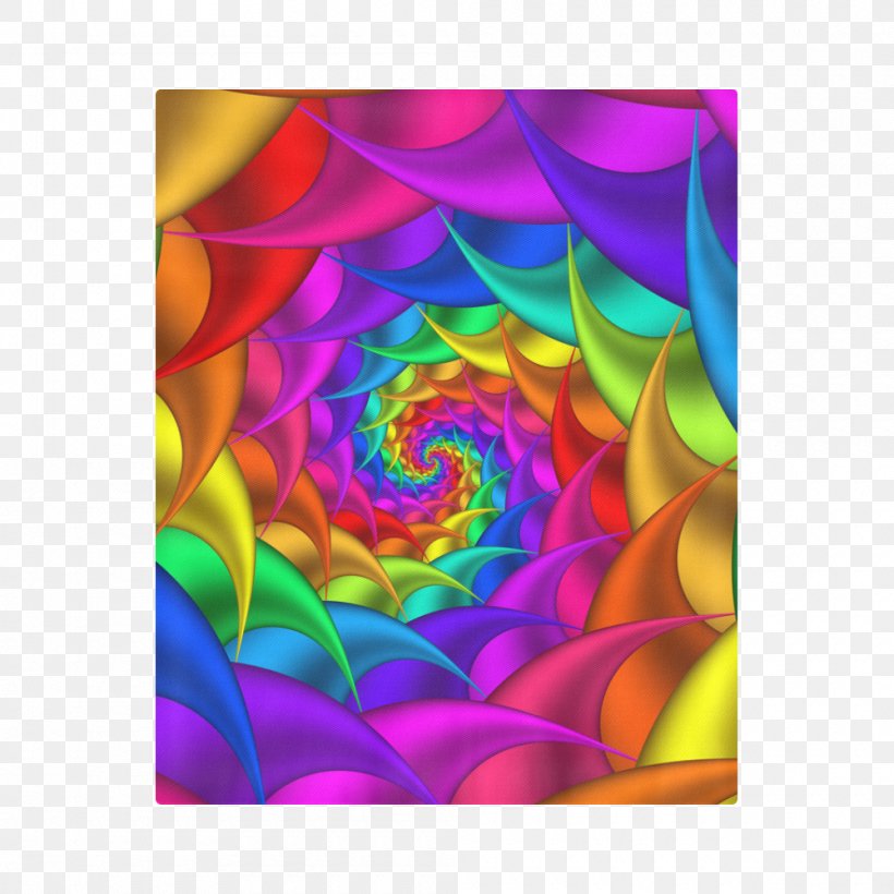 Spiral Rainbow Rose Fractal Art, PNG, 1000x1000px, Spiral, Art, Color, Dye, Flower Download Free