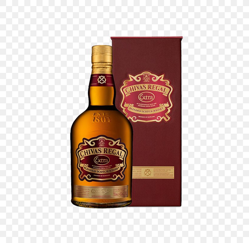 Chivas Regal Blended Whiskey Scotch Whisky Wine, PNG, 800x800px, Chivas Regal, Alcohol, Alcoholic Beverage, Alcoholic Drink, American Whiskey Download Free