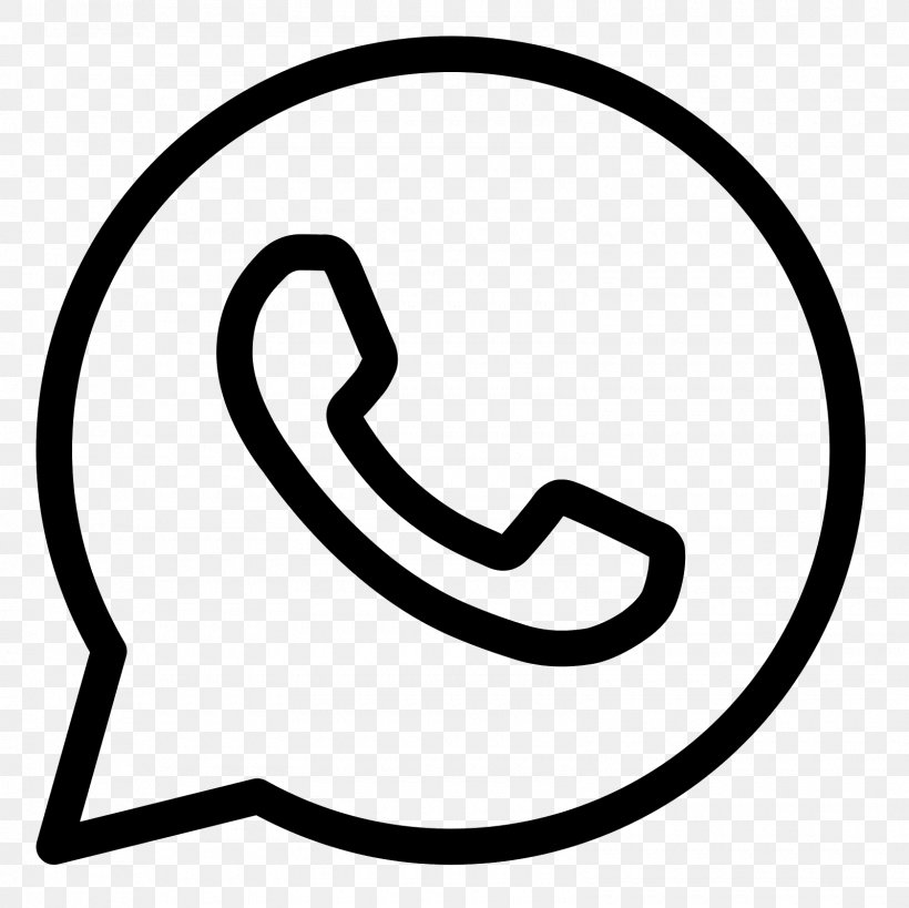 WhatsApp Social Media Instant Messaging, PNG, 1600x1600px, Whatsapp, Area, Black And White, Button, Icq Download Free