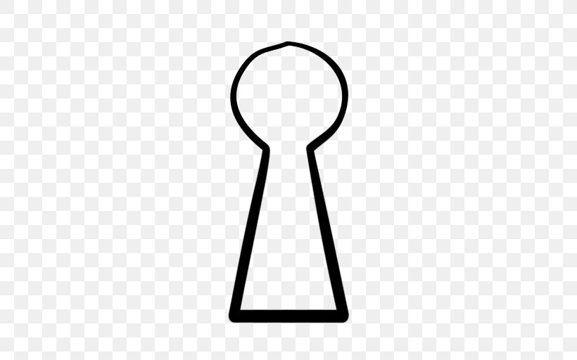 Keyhole Drawing Clip Art, PNG, 512x512px, Keyhole, Area, Art, Black, Black And White Download Free