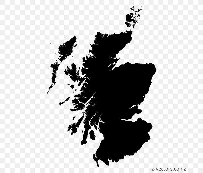 Flag Of Scotland Blank Map, PNG, 700x700px, Scotland, Art, Black, Black And White, Blank Map Download Free