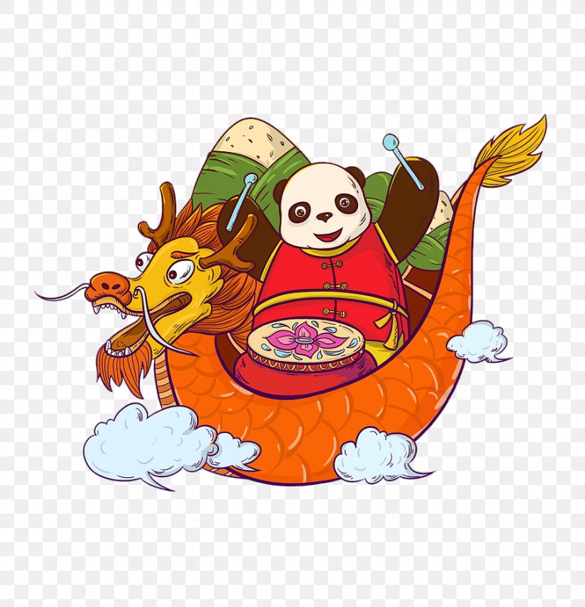 Drum Cartoon Dragon Boat, PNG, 900x935px, Watercolor, Cartoon, Flower, Frame, Heart Download Free