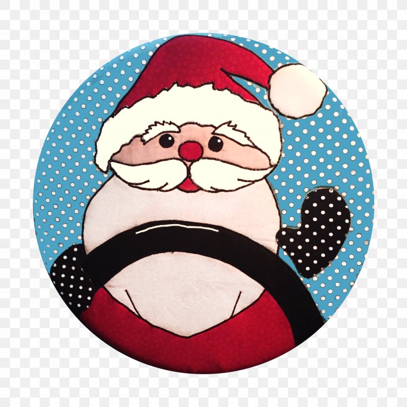 Santa Claus Christmas Ornament Motor Vehicle Steering Wheels Pattern, PNG, 1600x1600px, Santa Claus, Christmas, Christmas Ornament, Embroidery, Fictional Character Download Free