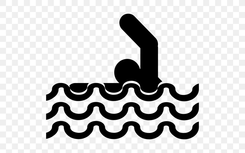 Swimming Clip Art, PNG, 512x512px, Swimming, Black, Black And White, Diving, Monochrome Photography Download Free