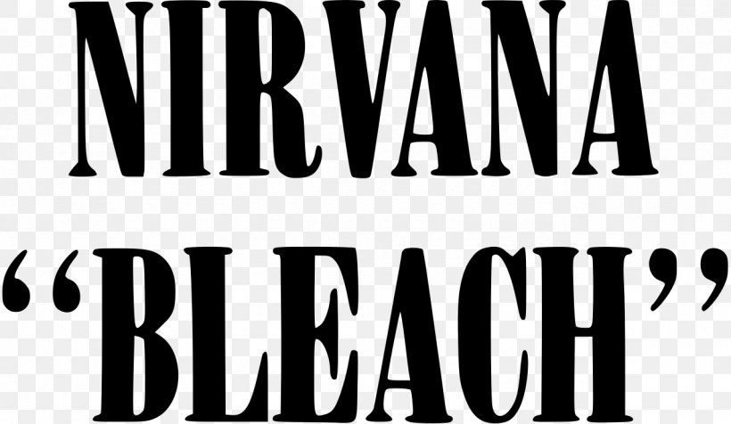 Bleach Nirvana Nevermind Logo Incesticide, PNG, 1280x744px, Bleach, Black, Black And White, Brand, Grunge Download Free