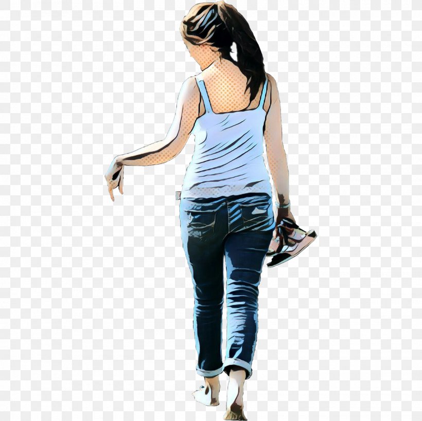 Clothing Jeans Standing Shoulder Leg, PNG, 1600x1600px, Pop Art, Arm, Clothing, Denim, Fashion Download Free