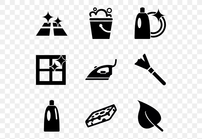 Cleaning, PNG, 600x564px, Cleaning, Area, Black, Black And White, Brand Download Free