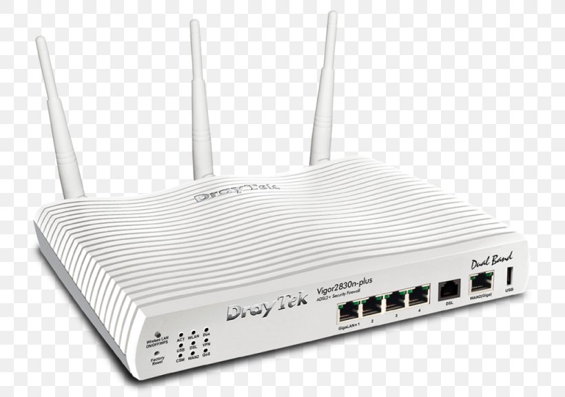 DrayTek Wireless Router DSL Modem Wide Area Network, PNG, 1024x720px, Draytek, Asymmetric Digital Subscriber Line, Computer Network, Digital Subscriber Line, Dsl Modem Download Free
