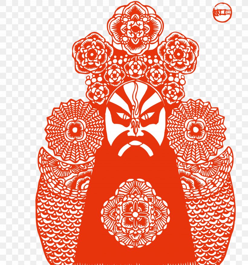 Hailun Chinese Paper Cutting Peking Opera Budaya Tionghoa, PNG, 4992x5321px, Hailun, Area, Art, Budaya Tionghoa, Chinese Opera Download Free