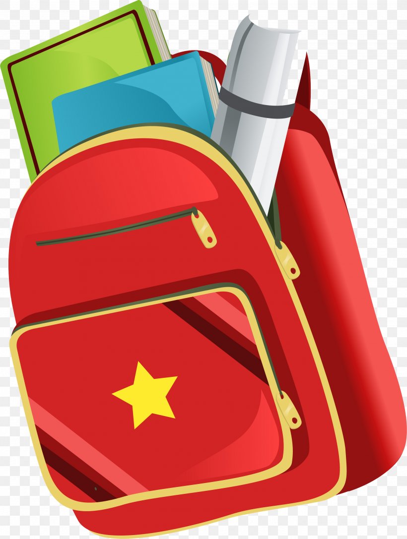 Image Vector Graphics Book Backpack, PNG, 2692x3570px, Book, Backpack, Comic Book, Photography, Red Download Free