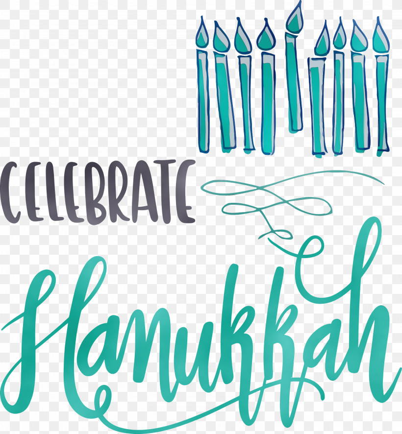 Logo Cartoon Silhouette Menorah Calligraphy, PNG, 2776x3000px, Hanukkah, Calligraphy, Cartoon, Happy Hanukkah, Logo Download Free