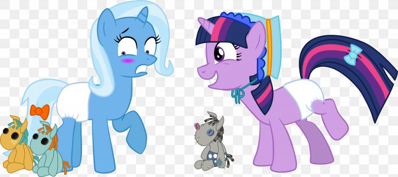 Pony Twilight Sparkle Diaper Pinkie Pie Princess Cadance, PNG, 2877x1286px, Watercolor, Cartoon, Flower, Frame, Heart Download Free
