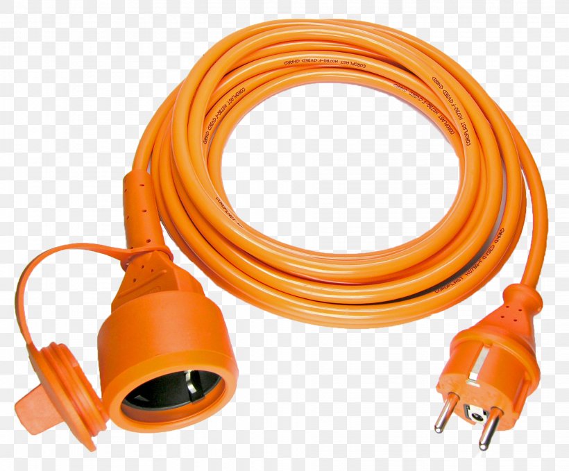 Schuko Lampini Network Cables Orange Electrical Conductor, PNG, 1873x1552px, Schuko, Cable, Electrical Cable, Electrical Conductor, Electronics Accessory Download Free