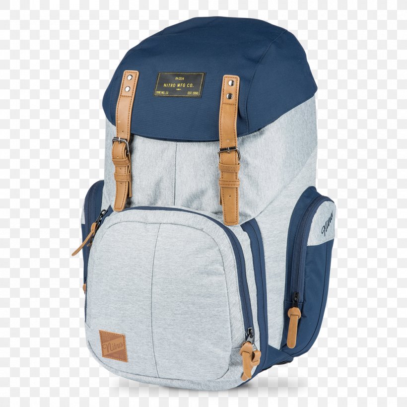Backpack Nitro Snowboards Bag Samsonite Freeguider 27L, PNG, 1000x1000px, Backpack, Bag, Blue, Car Seat Cover, Clothing Download Free