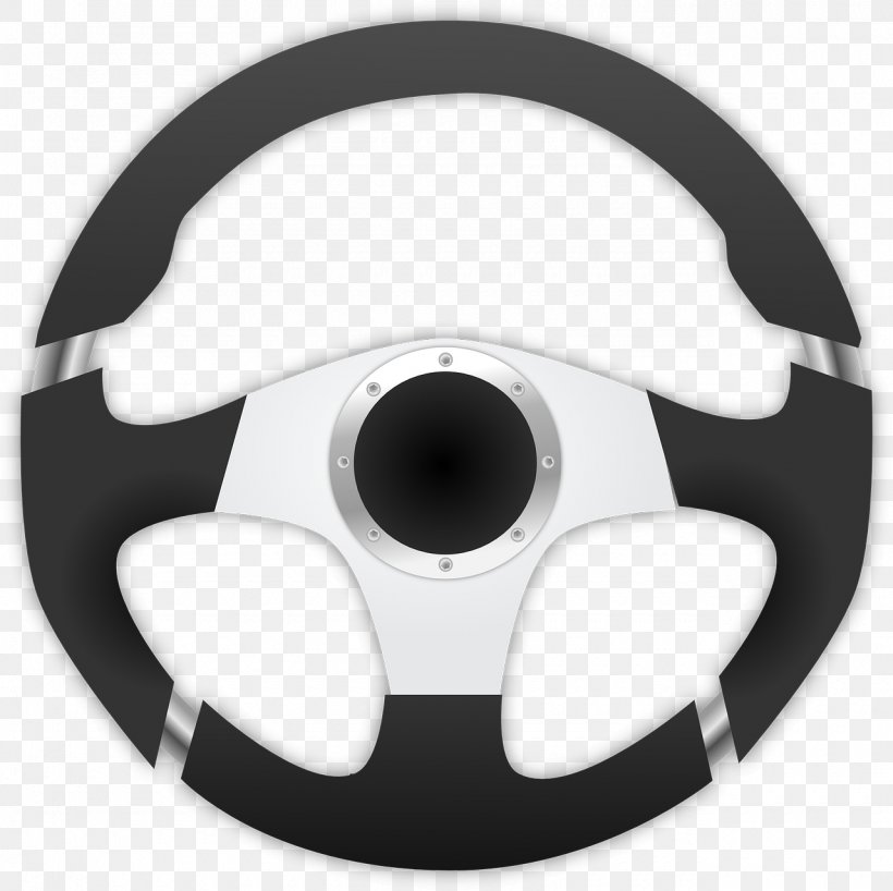 Car Driving Steering Wheel Clip Art, PNG, 1280x1277px, Car, Auto Part, Black And White, Drivers Education, Drivers License Download Free