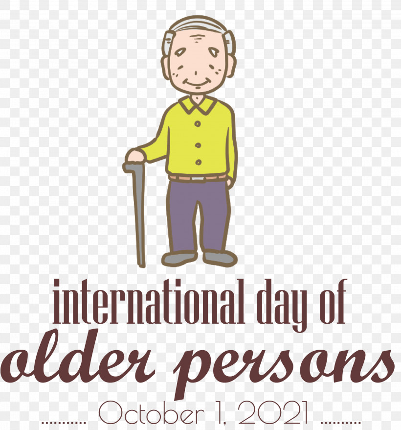International Day For Older Persons Older Person Grandparents, PNG, 2800x3000px, International Day For Older Persons, Ageing, Behavior, Cartoon, Grandparents Download Free