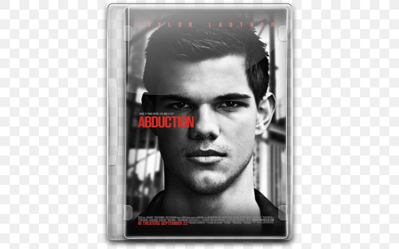 Poster Black And White, PNG, 512x512px, Taylor Lautner, Abduction, Actor, Alfred Molina, Black And White Download Free