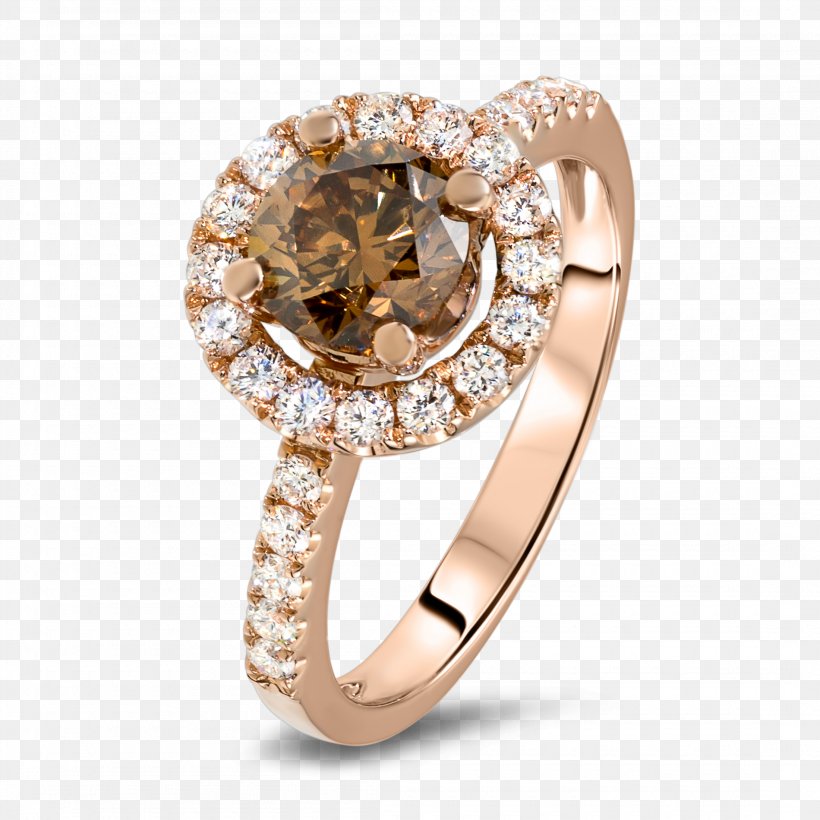 Wedding Ring Jewellery Gemstone Engagement Ring, PNG, 2200x2200px, Ring, Bling Bling, Body Jewelry, Brilliant, Brown Diamonds Download Free