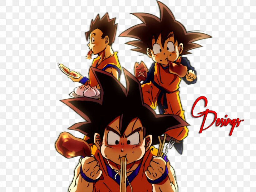 Gohan Goku Goten Vegeta Majin Buu, PNG, 1024x768px, Watercolor, Cartoon, Flower, Frame, Heart Download Free