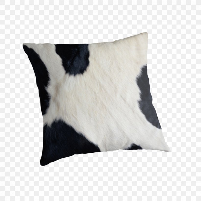 Throw Pillows Cushion White Cowhide, PNG, 875x875px, Throw Pillows, Cowhide, Cushion, Fur, Pillow Download Free