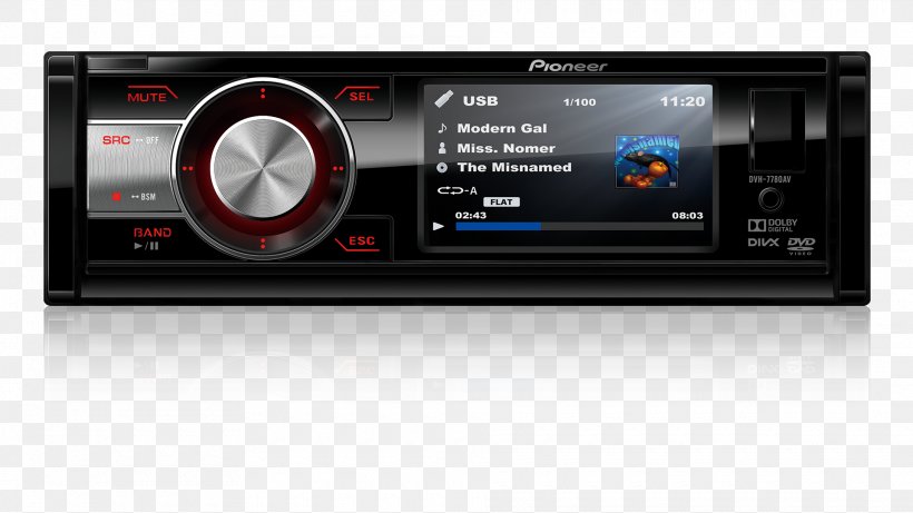 Vehicle Audio DVD Player Pioneer Corporation Car, PNG, 1920x1080px, Vehicle Audio, Audio Receiver, Car, Cd Player, Dvd Download Free