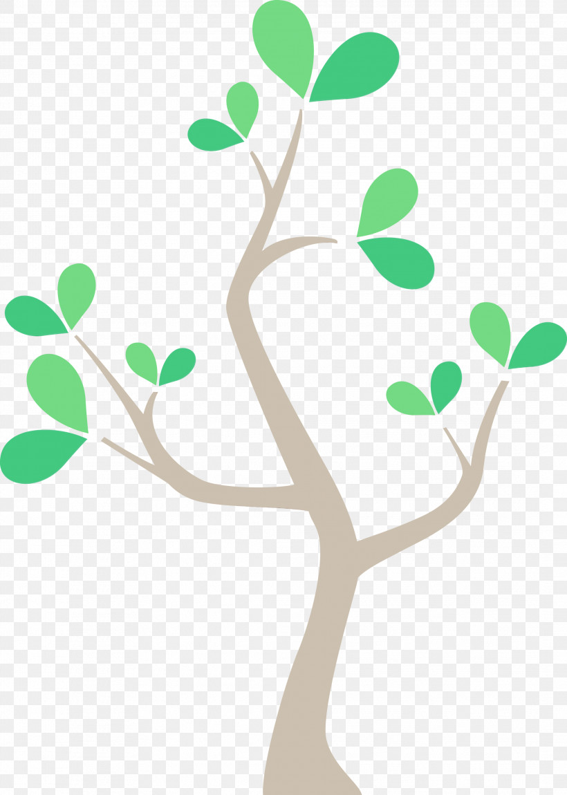 Green Leaf Branch Tree Plant, PNG, 2139x3000px, Cartoon Tree, Abstract Tree, Branch, Green, Leaf Download Free