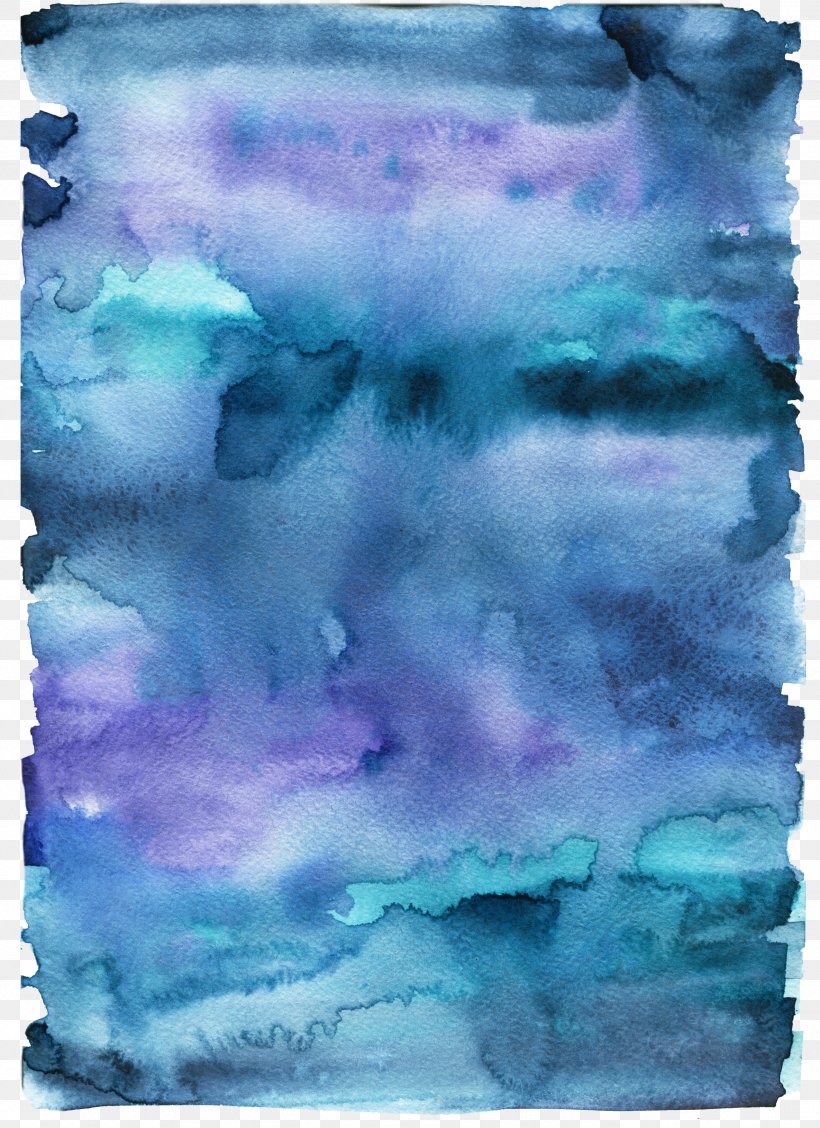 Paper Watercolor Painting, PNG, 2550x3509px, Paper, Acrylic Paint, Aqua, Artwork, Blue Download Free