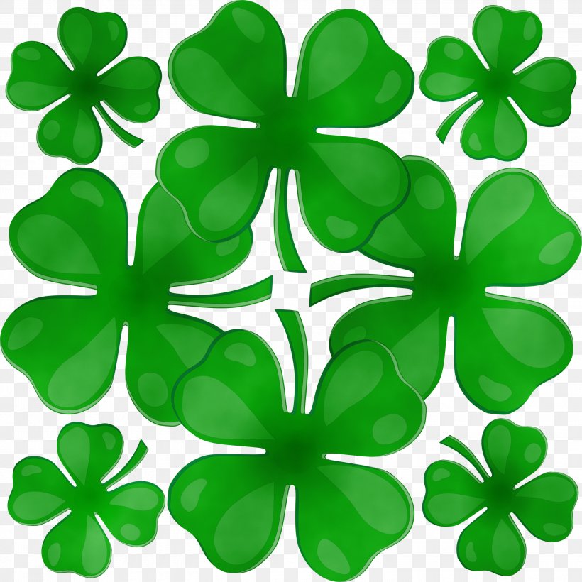 Saint Patricks Day, PNG, 3000x3000px, Fourleaf Clover, Clover, Flower, Green, Leaf Download Free