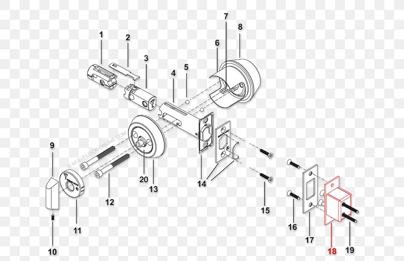 Strike Plate Dead Bolt Mortise Lock Latch, PNG, 655x530px, Strike Plate, Auto Part, Bolt, Dead Bolt, Diagram Download Free