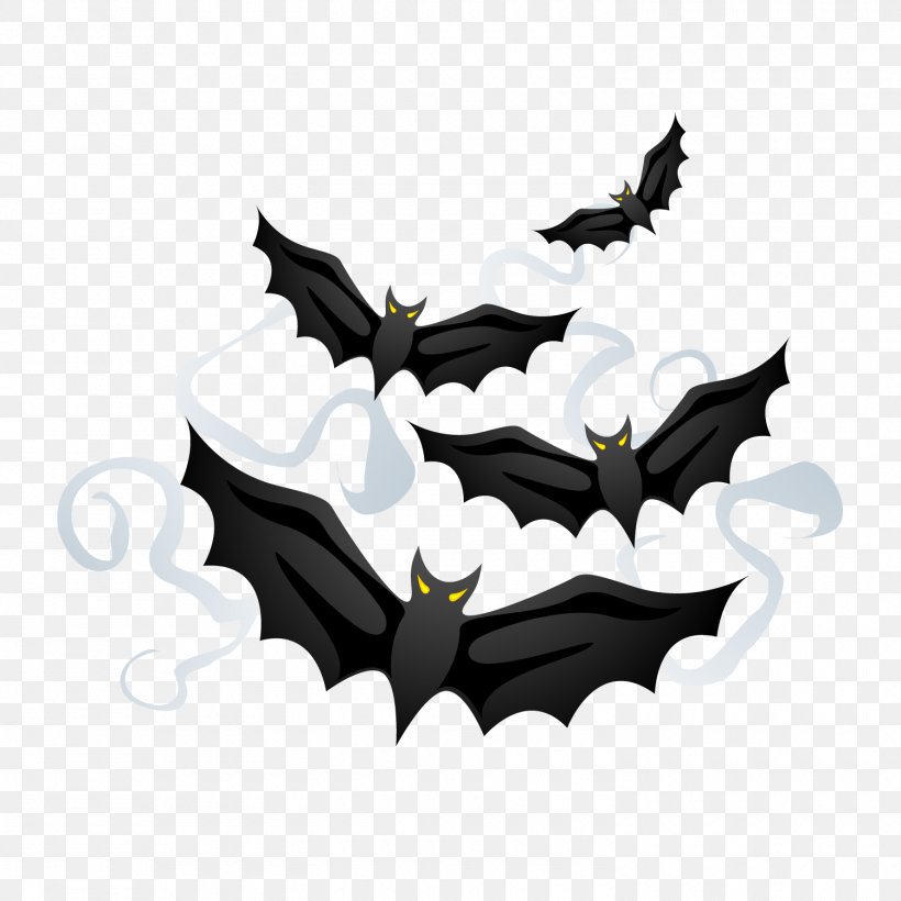 Bat, PNG, 1500x1500px, Bat, Black And White, Diagram, Mammal, Scalable Vector Graphics Download Free