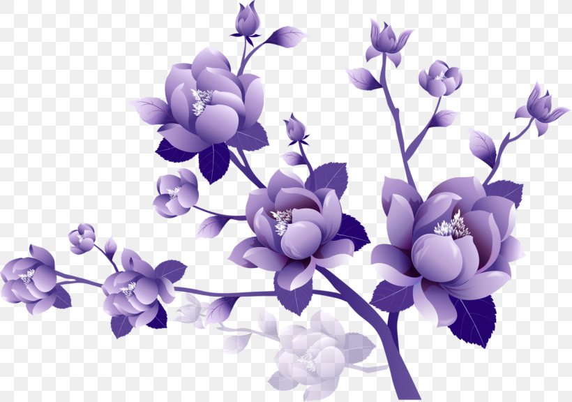 Purple Flower Clip Art, PNG, 1280x900px, Purple, Blossom, Blue, Branch, Color Download Free