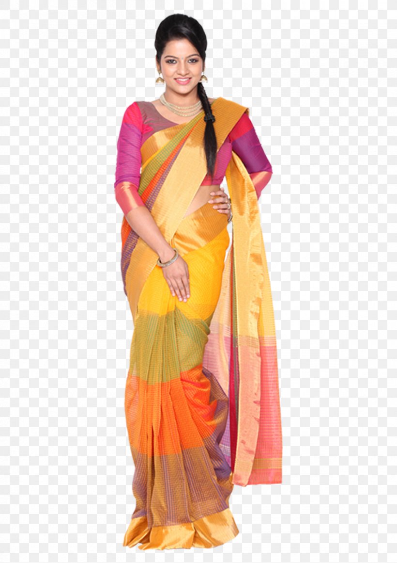 Silk Sari Textile Yellow Cotton, PNG, 1200x1700px, Silk, Aqua, Black, Clothing, Color Download Free
