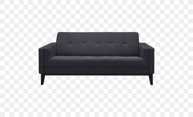Sofa Bed Couch Futon, PNG, 500x500px, Sofa Bed, Armrest, Bed, Black, Black M Download Free