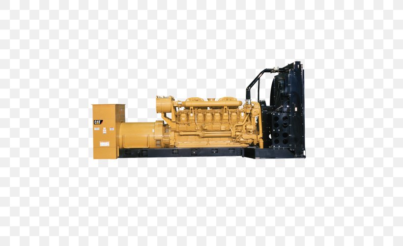 Caterpillar Inc. Diesel Generator Electric Generator Diesel Fuel Engine-generator, PNG, 500x500px, Caterpillar Inc, Cylinder, Diesel Engine, Diesel Fuel, Diesel Generator Download Free