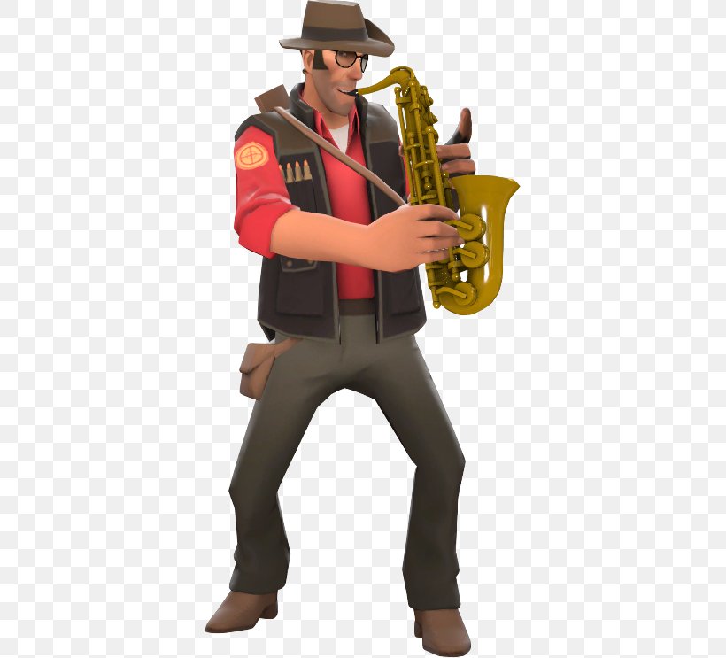 Team Fortress 2 Taunting Portal Gabe Newell Video Game, PNG, 357x743px, Team Fortress 2, Battle For Sevastopol, Brass Instrument, Costume, Freetoplay Download Free