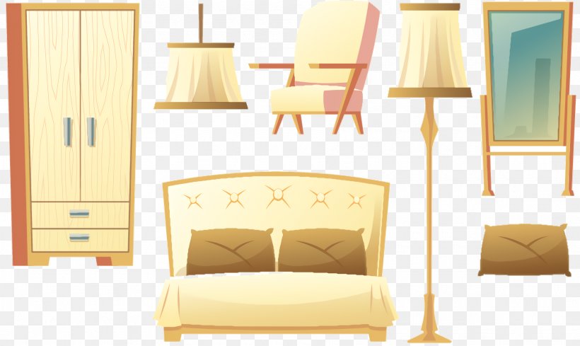 Bed Cartoon, PNG, 1870x1116px, Bedside Tables, Armoires Wardrobes, Bed, Bedroom, Canopy Bed Download Free