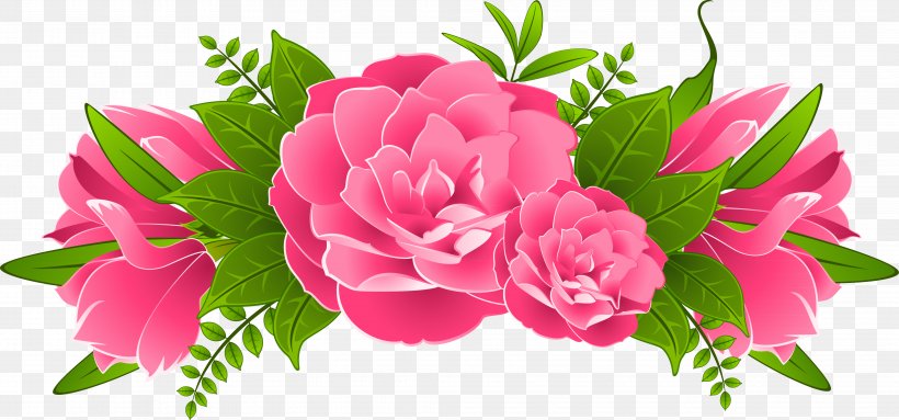 Clip Art, PNG, 4131x1930px, Pink Flowers, Annual Plant, Carnation, Cut Flowers, Document Download Free