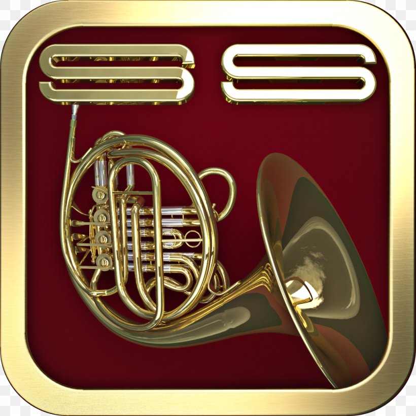 Cornet App Store Mellophone Trumpet Flugelhorn, PNG, 1024x1024px, Watercolor, Cartoon, Flower, Frame, Heart Download Free